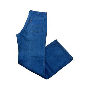 Vintage 1980s LEVI'S Skosh More Room Orange Tab Denim Men's Jeans Unworn 34x29